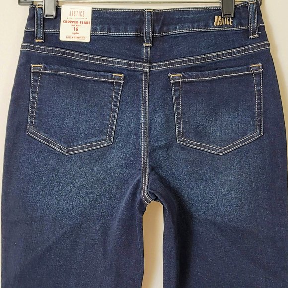 🆕✨HP✨ Justice Flare Mid Rise Jeans, girls 16 - Picture 5 of 9